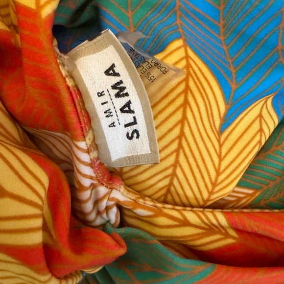 Amir Slama front tied printed suit - Picture 3 of 4